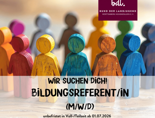 Bildungsreferent:in gesucht!